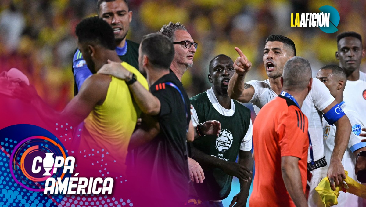 Conmebol comienza investigación tras pelea registrada en el Uruguay vs Colombia (AFP)