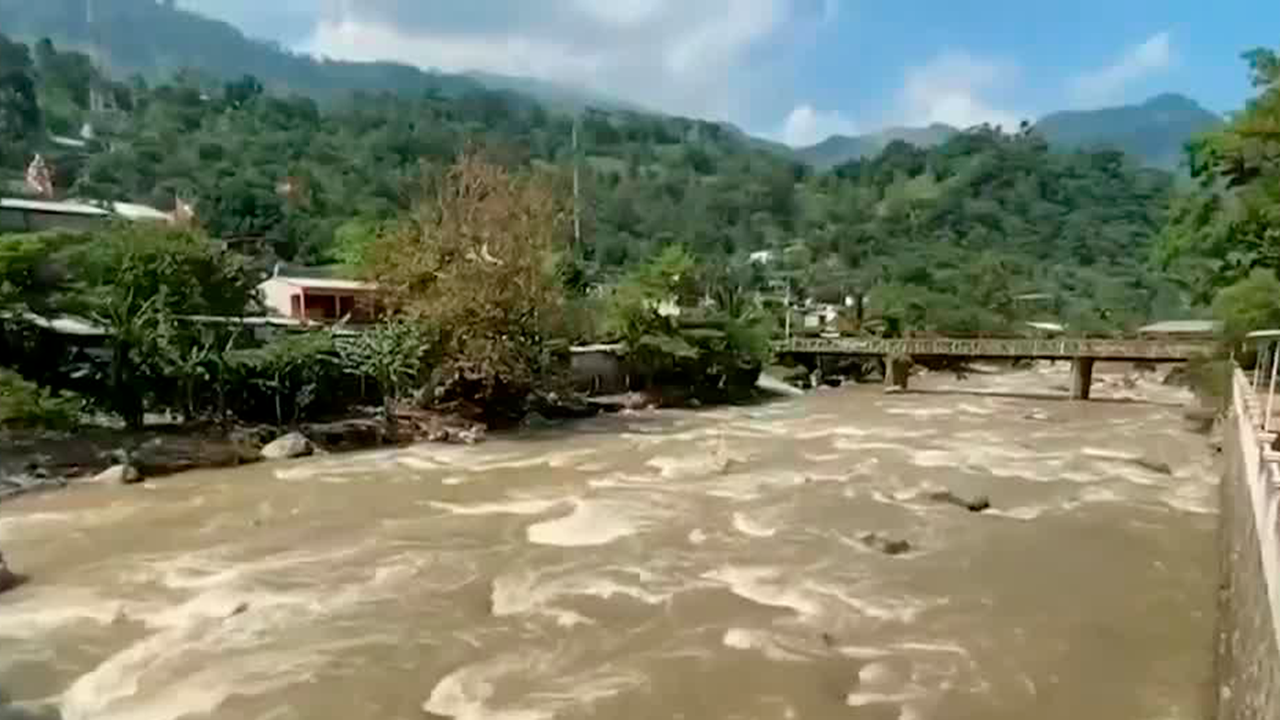 Emiten una alerta por las intensas lluvias en Chiapas