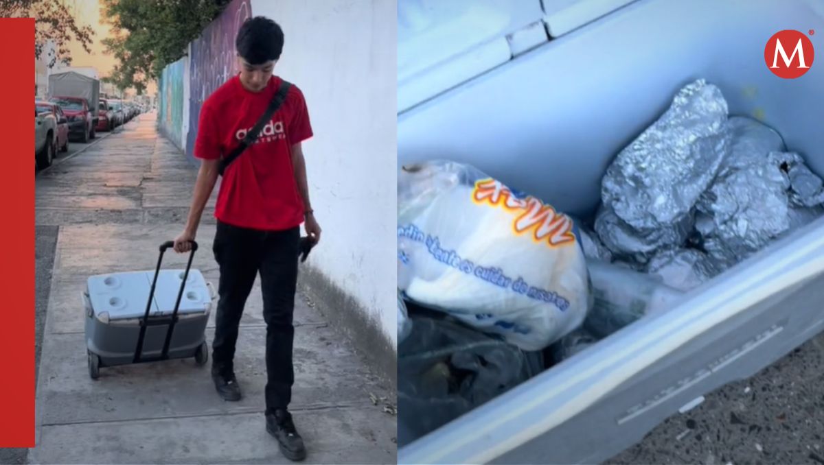 El joven vende sus hamburguesas casa por casa | Especial