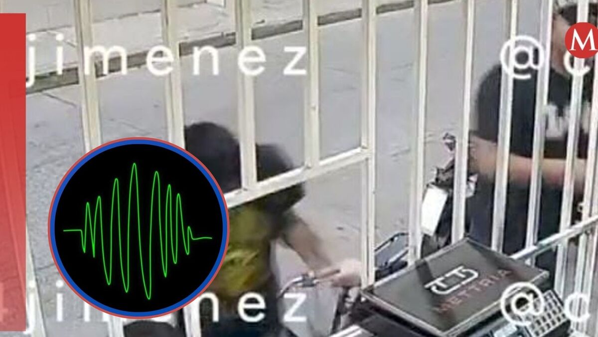 La víctima grabó al presunto extorsionador.