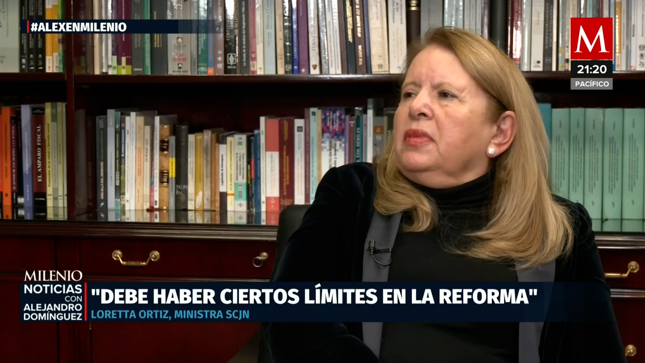 Ministra Loretta Ortiz respalda reforma al Poder Judicial y advierte sobre la selección de perfiles