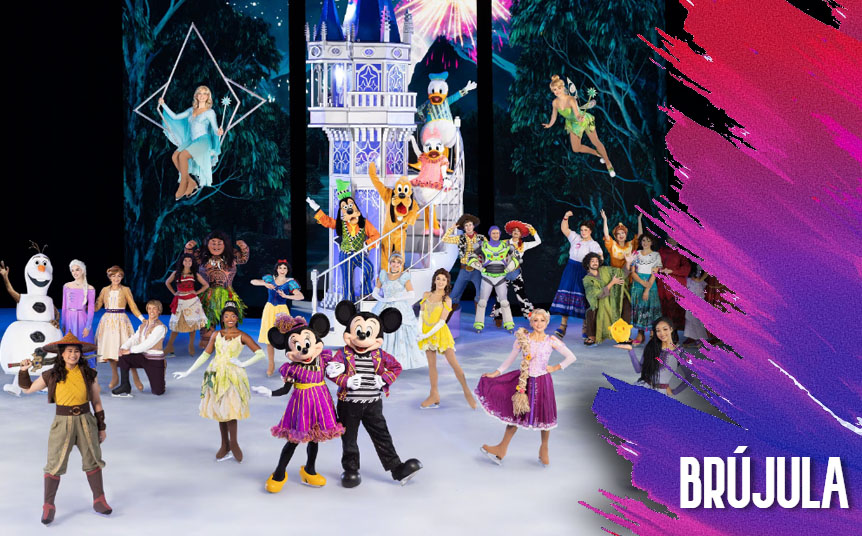 Los personajes más icónicos de Disney cobrarán vida sobre la pista de patinaje (Foto: Cortesía)