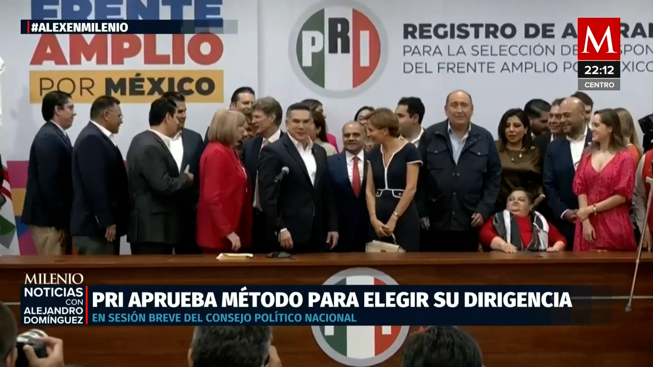 PRI aprueba nuevo método para elegir a su dirigencia en sesión breve por medios electrónicos