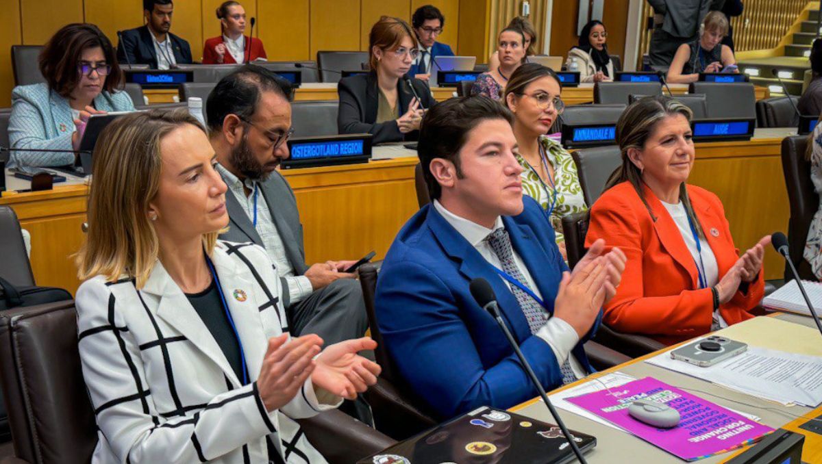 Samuel García, gobernador de Nuevo León, en el Foro Político de Alto Nivel 2024. Especial
