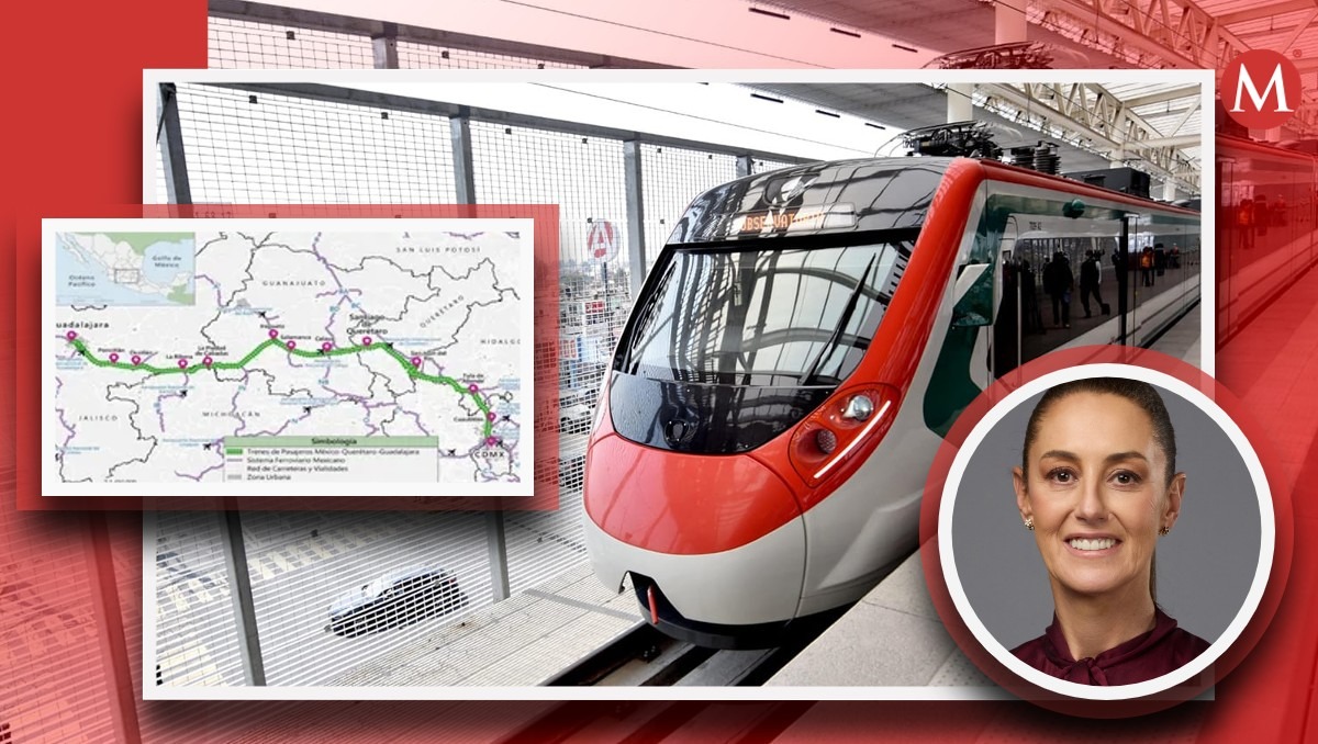 El tren anunciado por Claudia Sheinbaum tendrá tendrá paradas en algunos municipios de Guanajuato | ESPECIAL