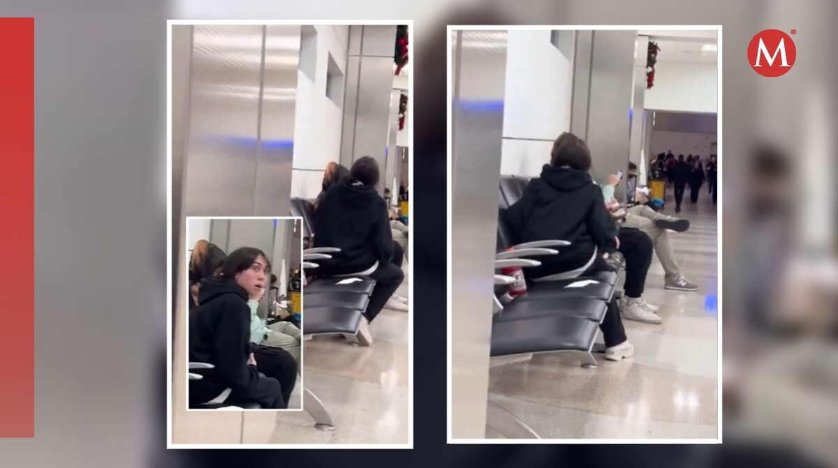 Joven humilla a su pareja en aeropuerto de Florida.