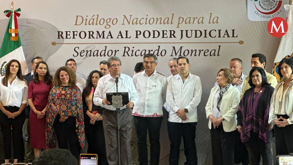 Ricardo Monreal presenta en Tamaulipas la reforma al Poder Judicial. (Antonio Hernández)