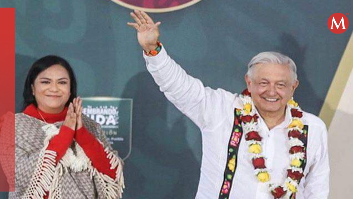 Ariadna Montiel acompaña a AMLO y Sheinbaum en su visita a Puebla | Especial