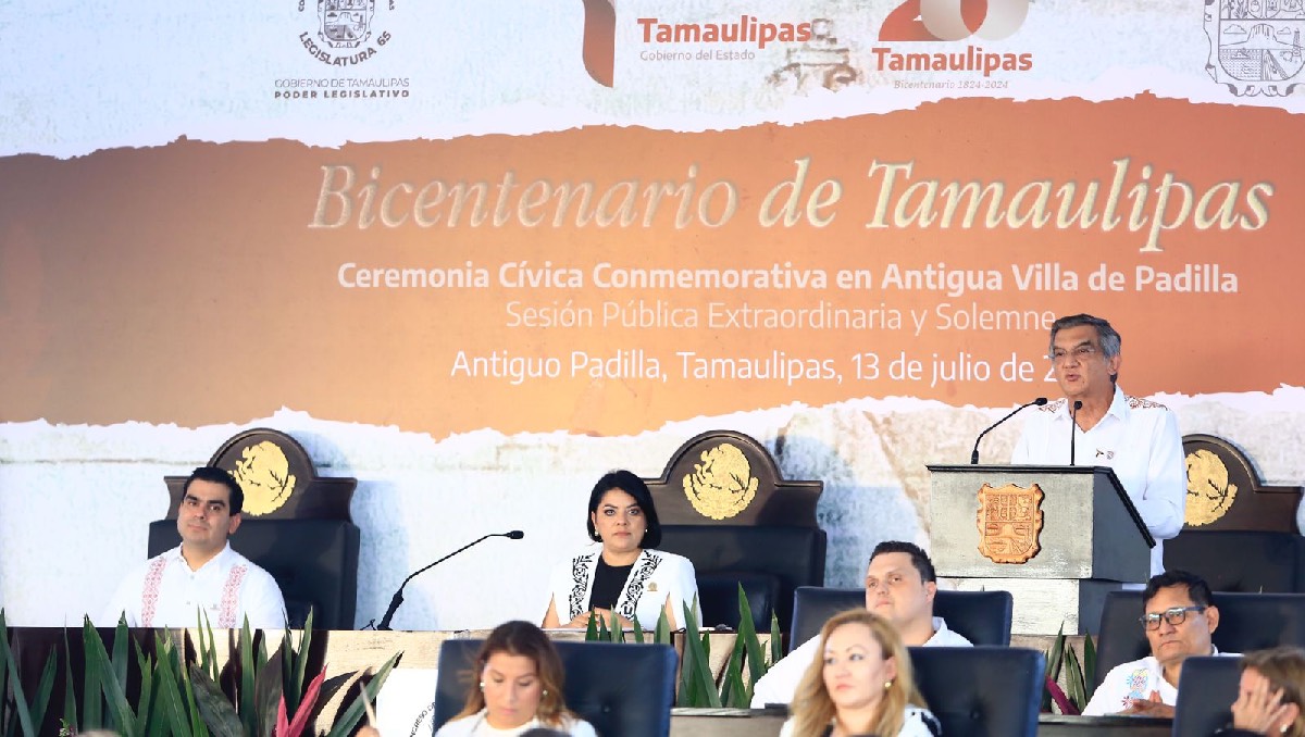 Conmemoran bicentenario del primer Congreso de Tamaulipas en el Viejo Padilla