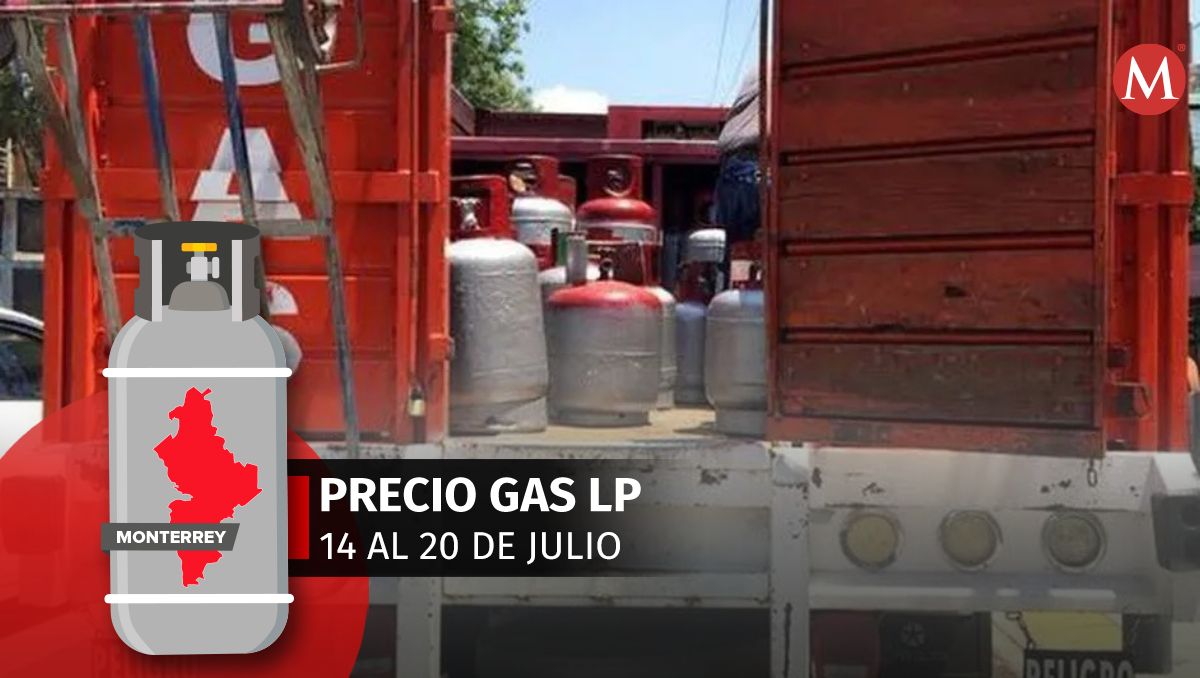 Precio del gas LP del 14 al 20 de julio en Nuevo León. Especial