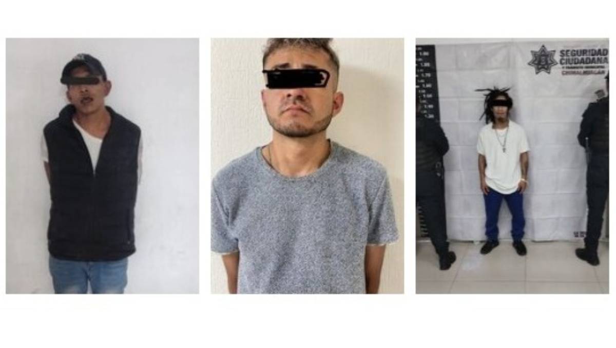 Los tres fueron trasladados al Ministerio Público donde se iniciaron carpetas de investigación| Especial