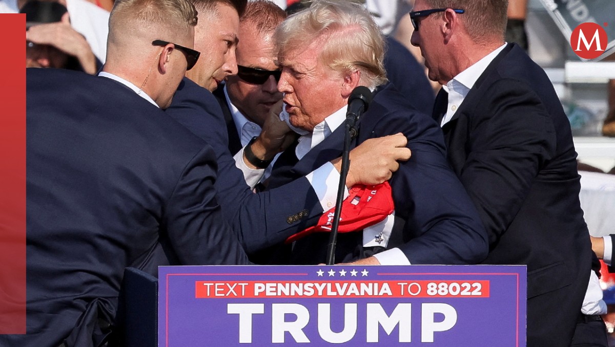 Donald Trump agradeció al Servicio Secreto por su rápida respuesta. | Reuters