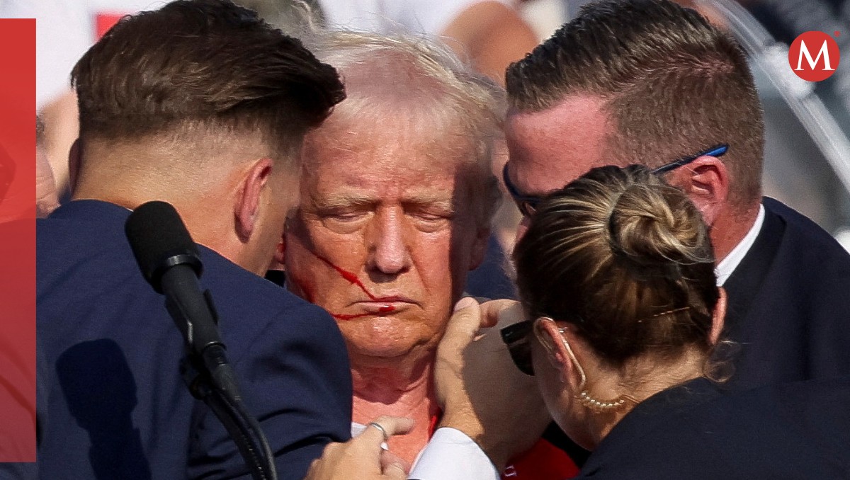 Donald Trump fue rozado por una bala en la oreja. | Reuters