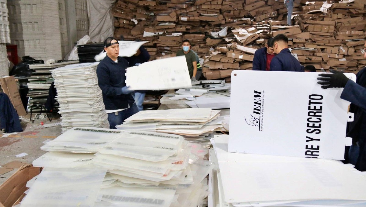 IEEM resguarda material electoral para próximas elecciones. Foto: (Especial)