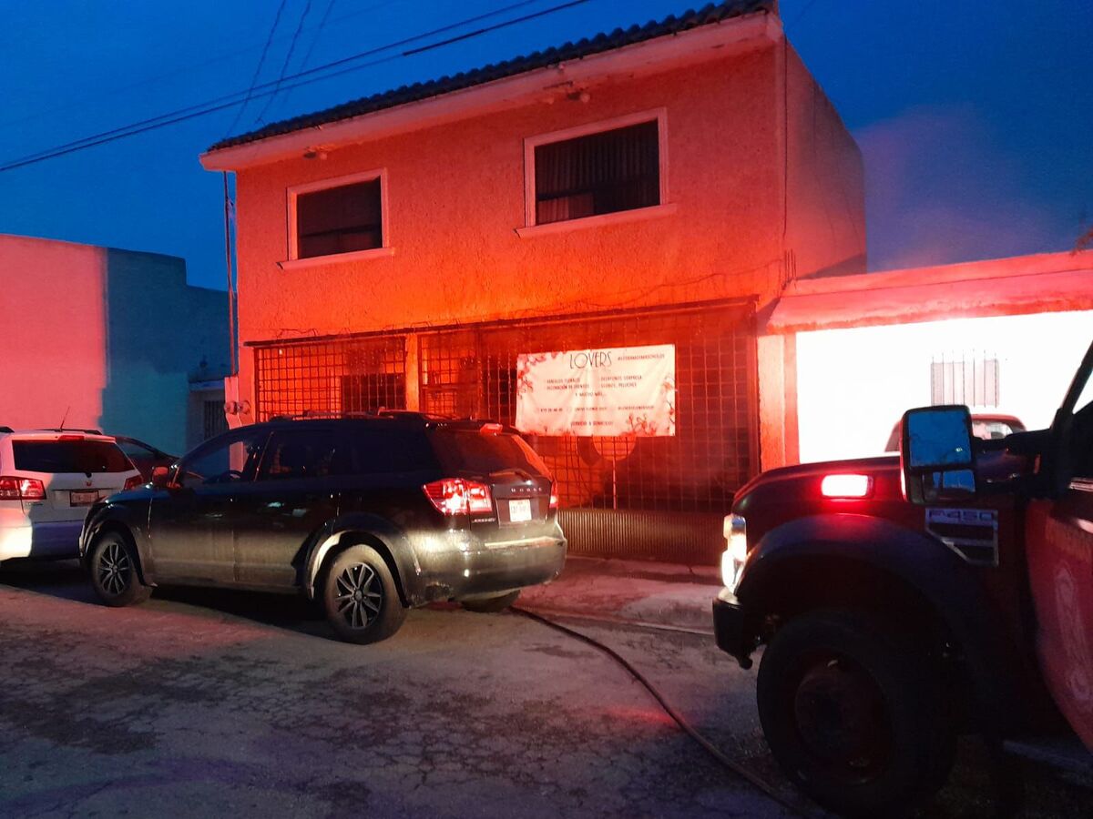 Incendio en casa en Torreón.