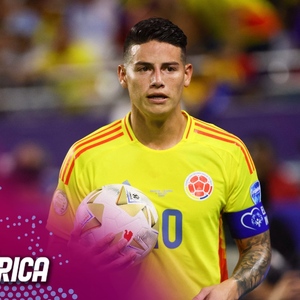 James Rodríguez, jugador de Colombia, fue elegido como el mejor jugador de la Copa América 2024.
