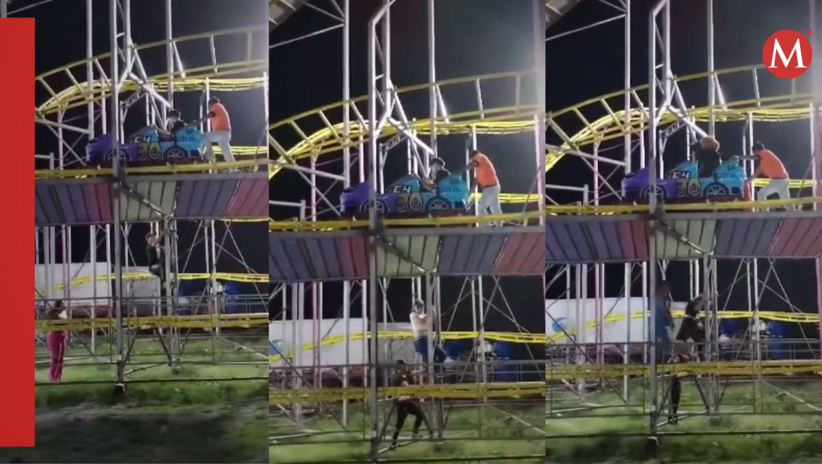 Las personas afectadas fueron rescatadas por el mismo personal de la feria | Especial