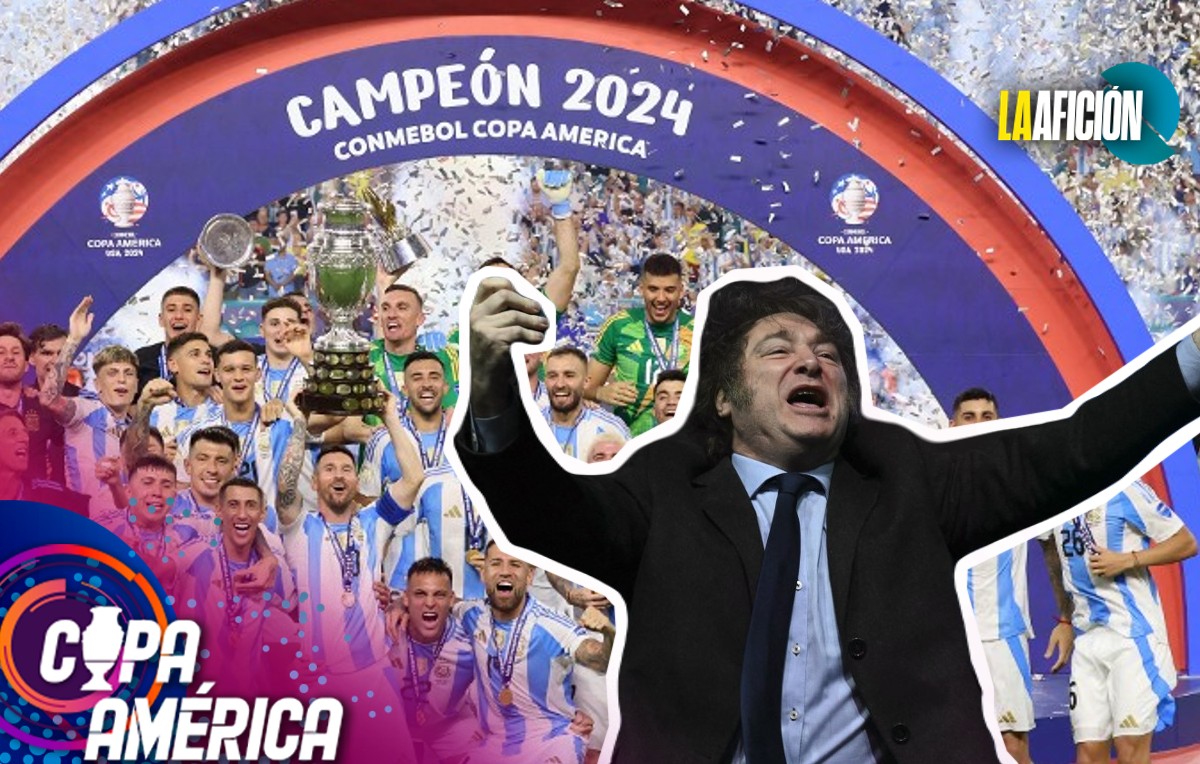 El presidente Milei celebró el triunfo de Argentina (Especial)