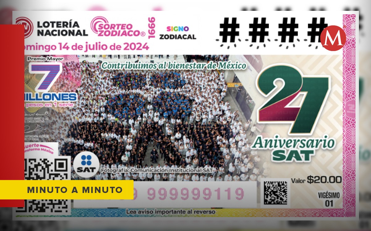 El Sorteo Zodiaco 1666 es el concurso de la Lotería Nacional hoy 14 de julio; te damos a conocer los resultados. (Especial)