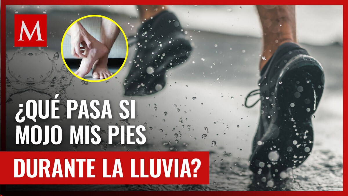 Esto podría sucederte al mojar tus pies con agua de lluvia; te explicamos las consecuencias