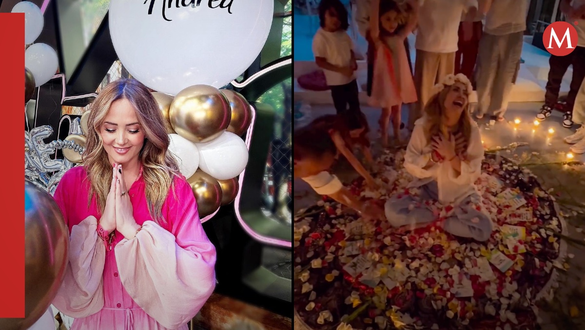 Andrea Legarreta celebra su cumpleaños 53 con un ritual  | ESPECIAL