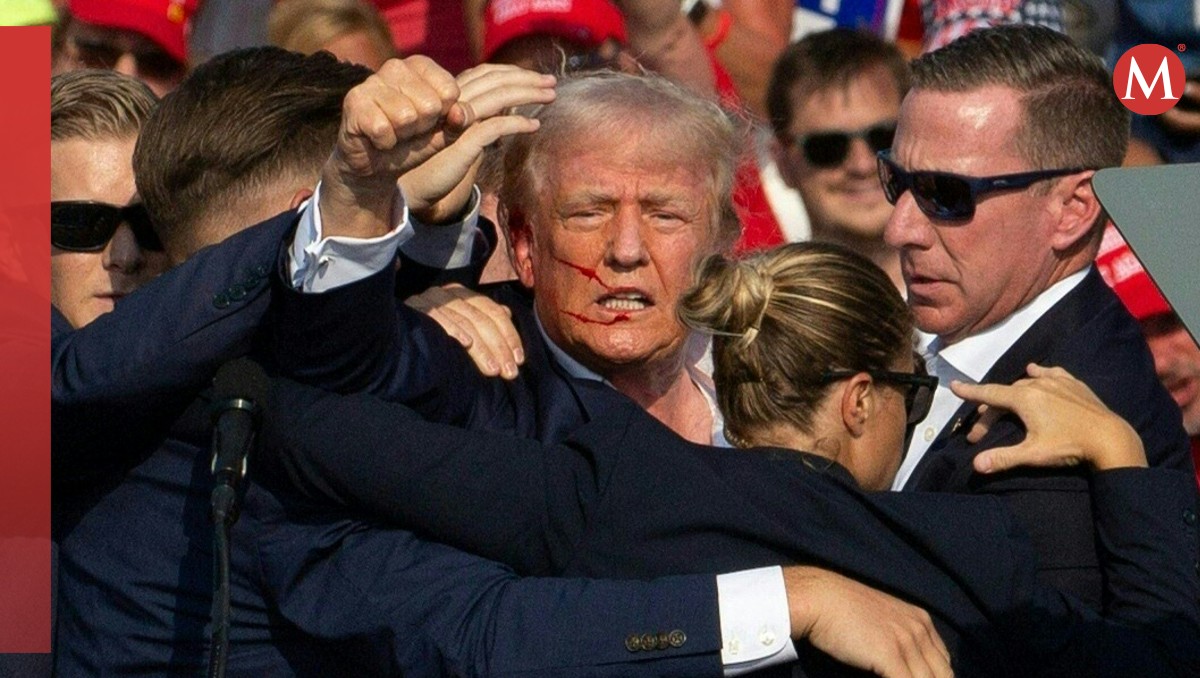 Donald Trump elogió a los agentes del Servicio Secreto que lo ayudaron. | AFP