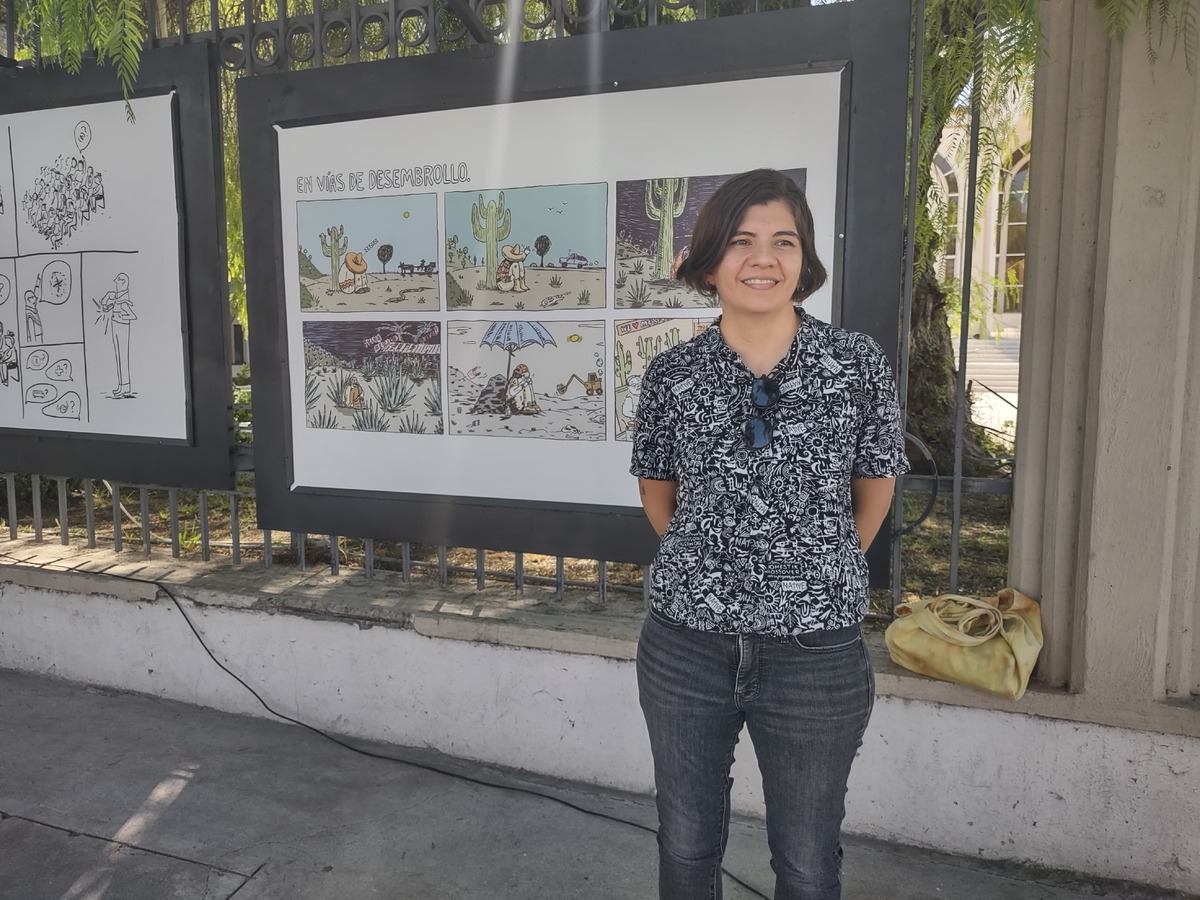 Ganadora del primer lugar,  Carolina Ibáñez, originaria de Jalisco.