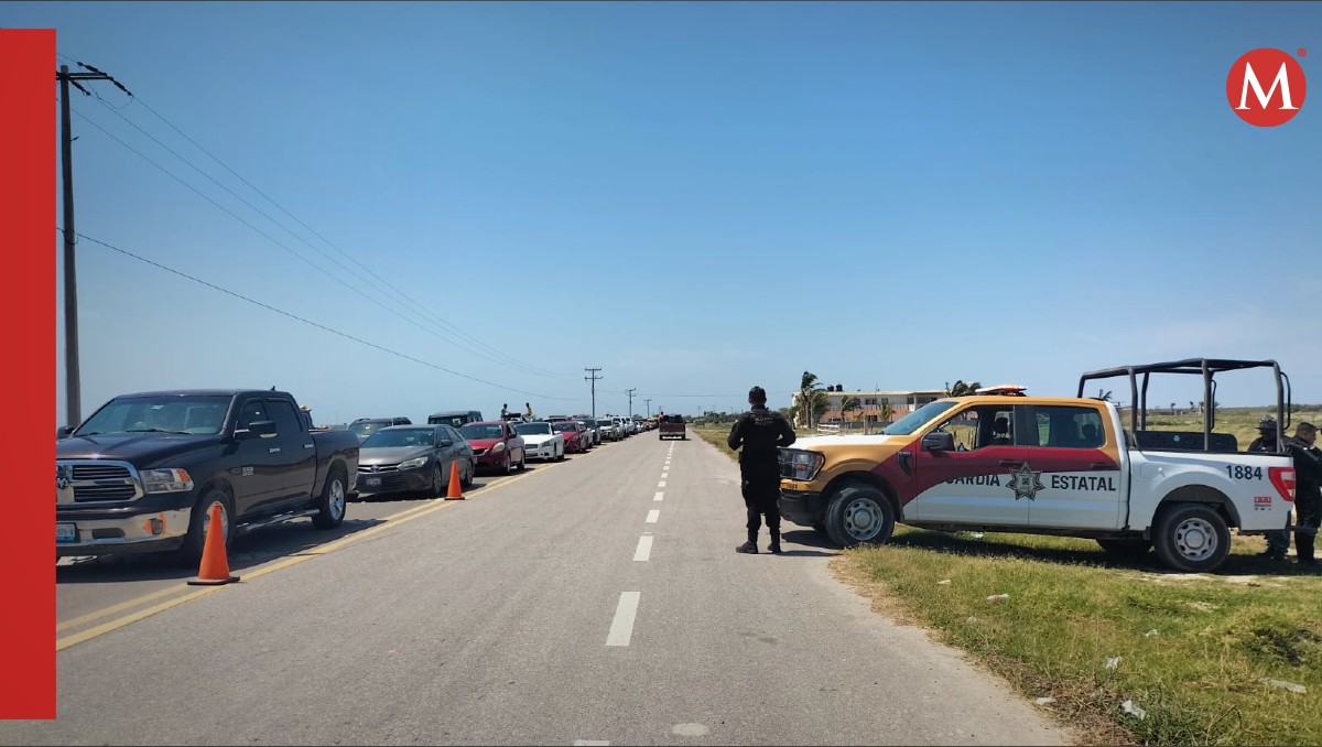 Guardia Estatal vigila carretera de Tamaulipas. (SSP)