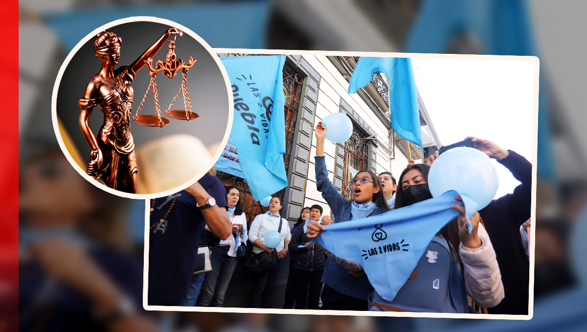 Rechazan despenalización del aborto en Puebla | Agencia Es Imagen/  Diseño Margarita Salmorán