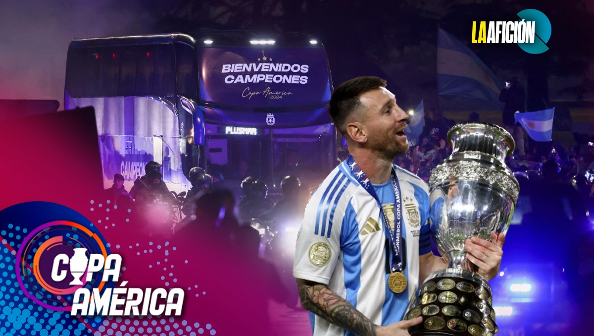 Selección de Argentina llega a Buenos Aires para festejar su Copa América sin Messi (Reuters)