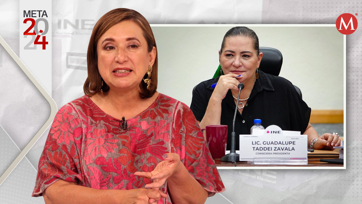 Xóchitl Gálvez acusa a Guadalupe Taddei ante TEPJF por supuesta intervención electoral. | Diseño: Mauricio Ledesma.