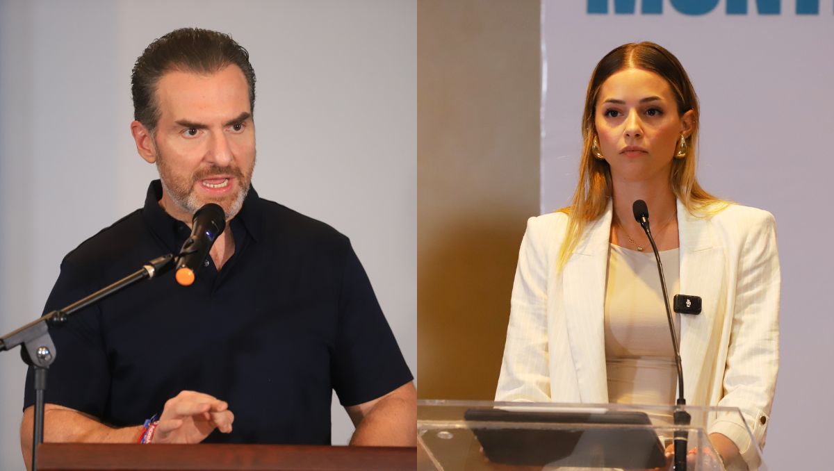 Adrián de la Garza y Mariana Rodríguez. Jorge López y Leonel Rocha