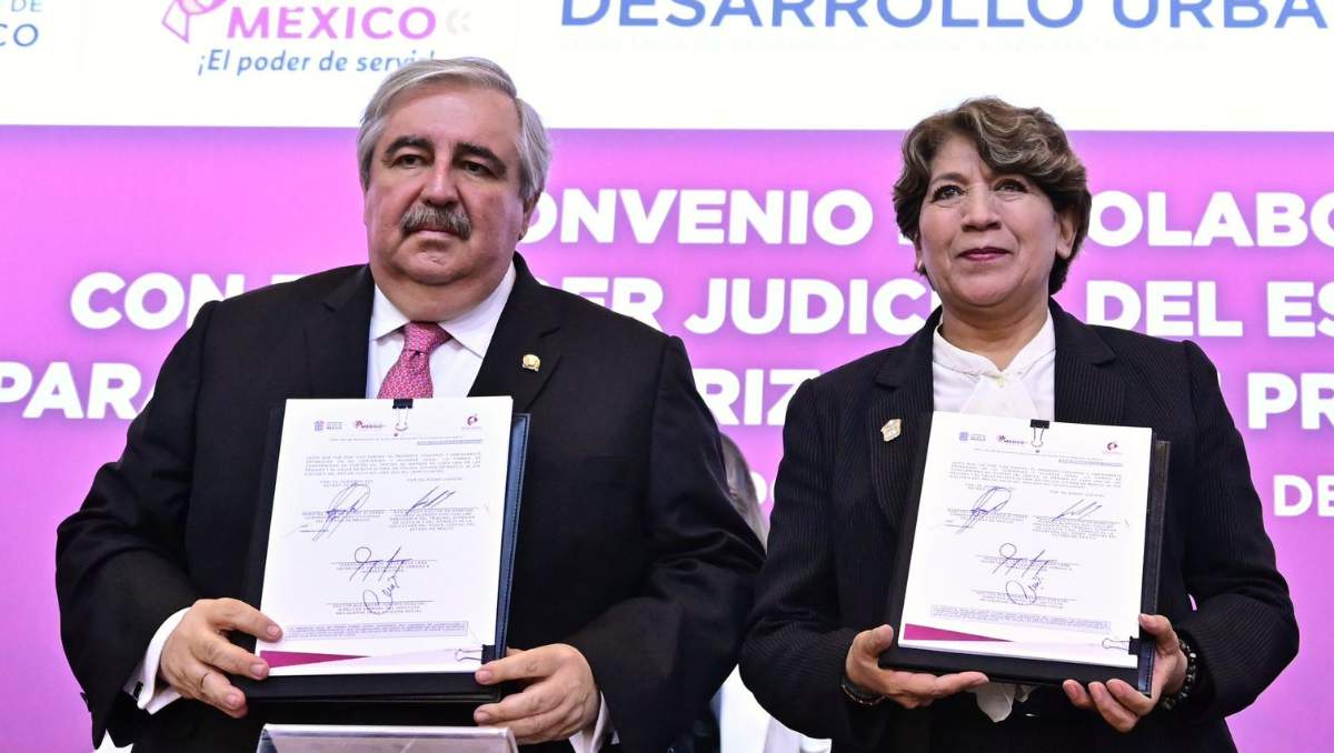 Delfina Gómez Álvarez firmó Convenio de Colaboración con el Poder Judicial del Estado de México | Especial