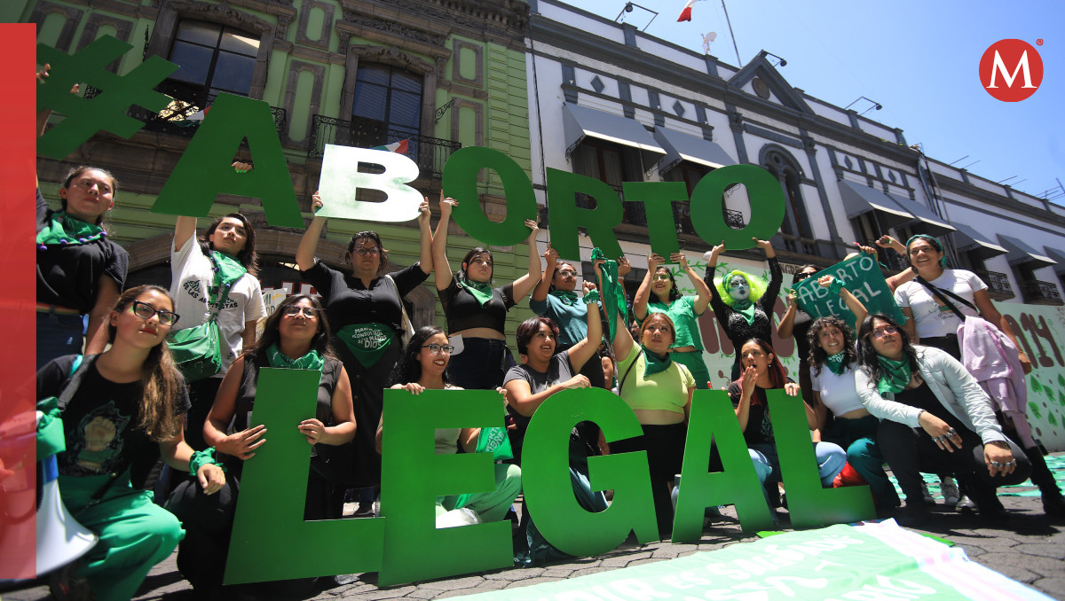 Despenalización del aborto en Puebla; contingente celebra afuera del Congreso Local | Agencia Es Imagen