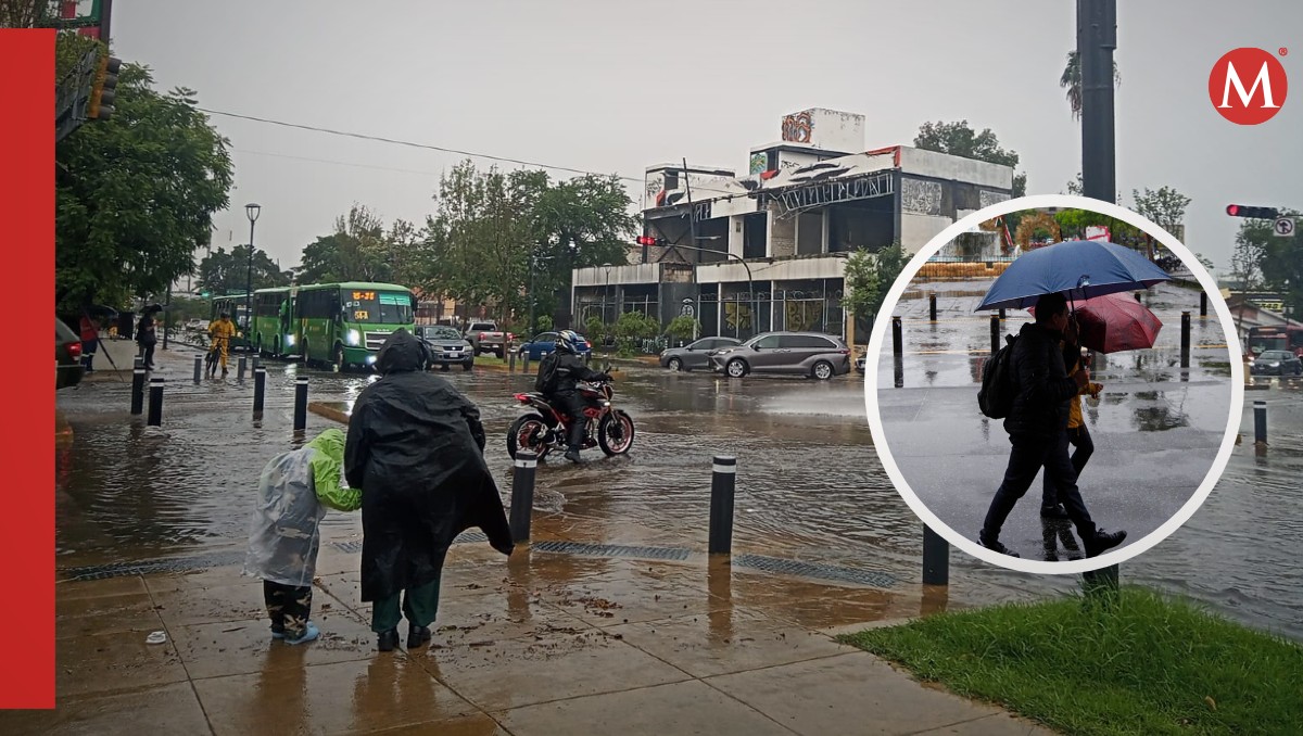 Lluvias en Guadalajara, julio (Fotos: Salvador Romero y Fernando Carranza | Diseño: Milenio)