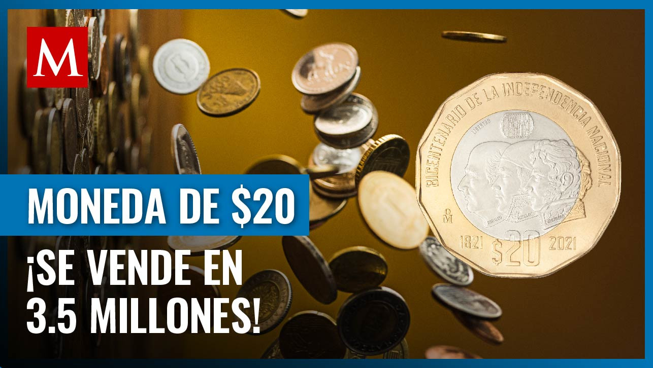 Esta moneda conmemorativa de la Independencia, se vende en 3.5 millones de pesos