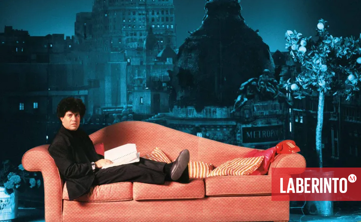 Pedro Almodóvar en una imagen de la exposición. (Centro de Cultura Contemporánea Condeduque)