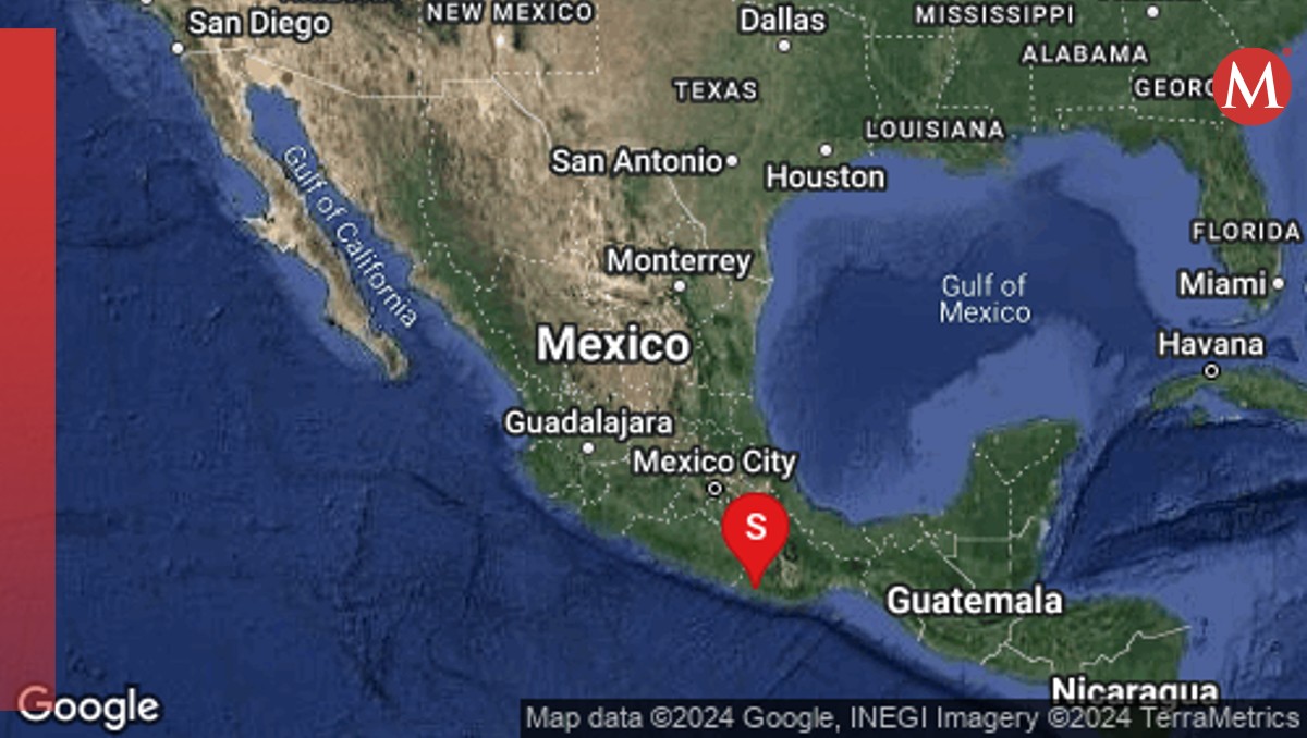 El sismo se registró en Pinotepa Nacional, Oaxaca. | Sismológico Nacional