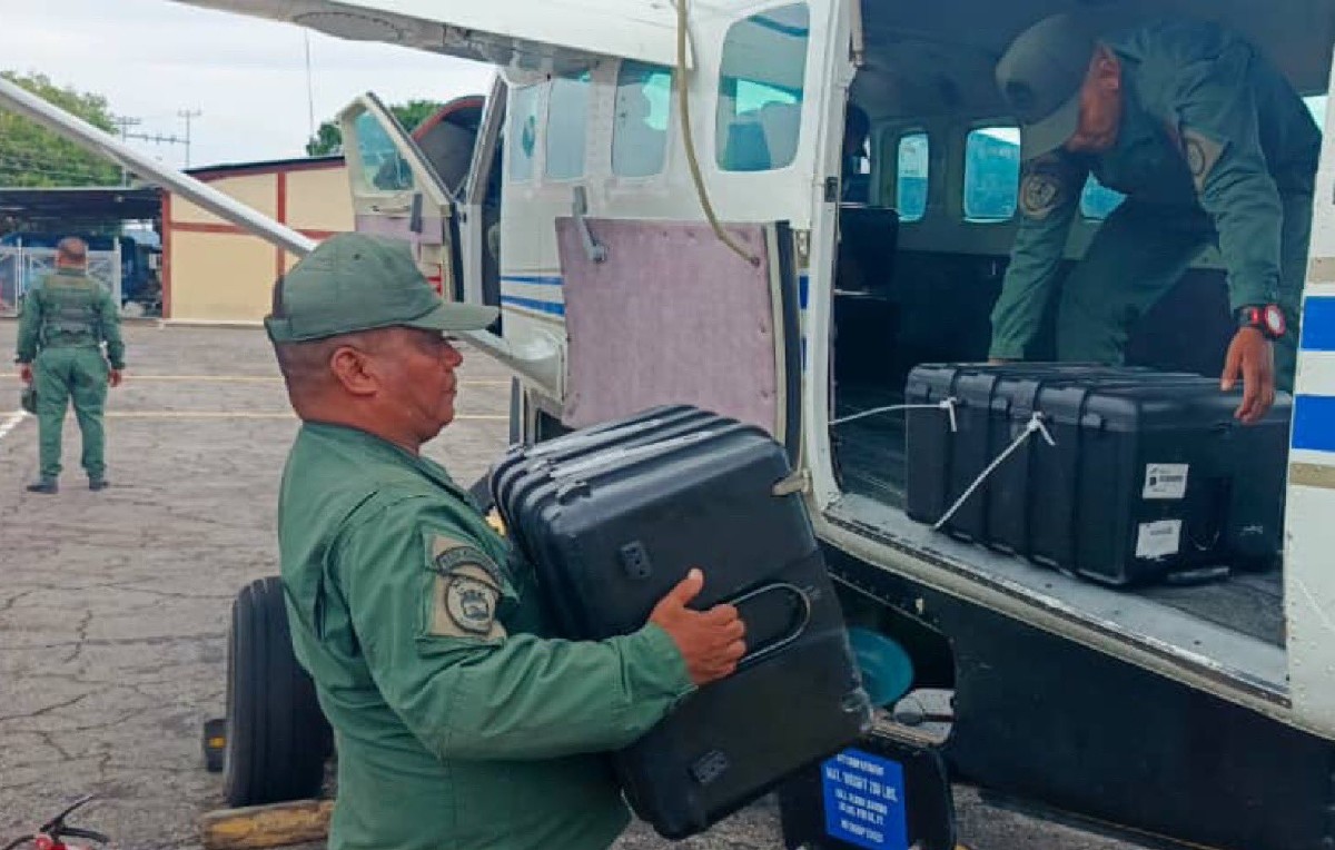 Despliegue de material electoral en Venezuela (Twitter)