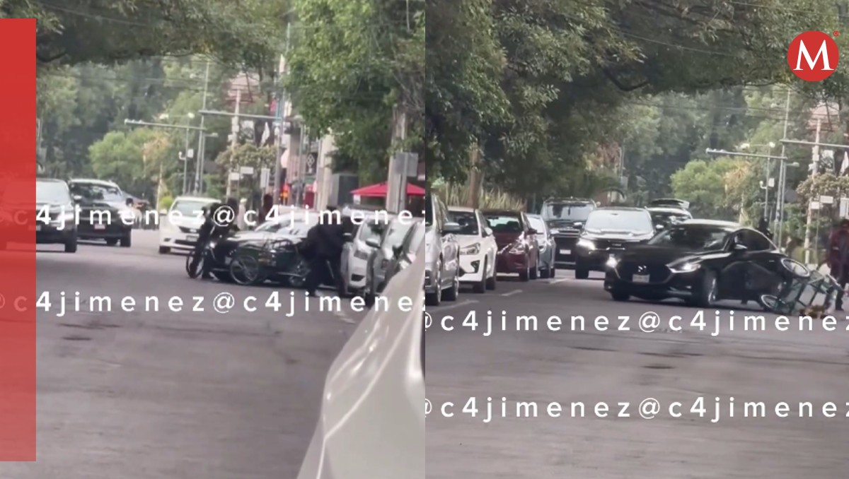 El vehículo 'aventó' a los oficiales de tránsito. | C4 Jiménez