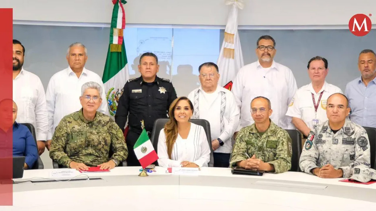 Gobernadora de Quintana Roo lidera reunión para revisar casos de seguridad en Cancún
