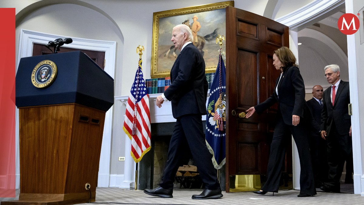 Kamala Harris es la favorita para reemplazar a Joe Biden. | AFP