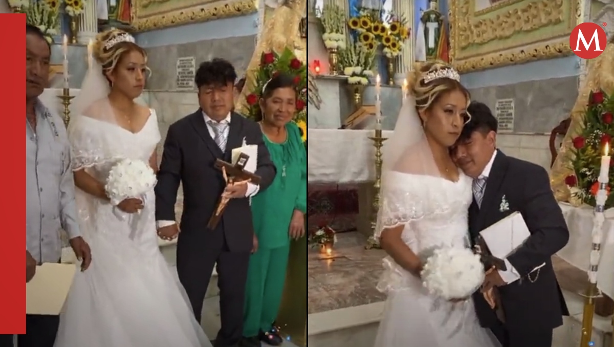 Novios se viralizan al mostrarse tristes en su boda | ESPECIAL