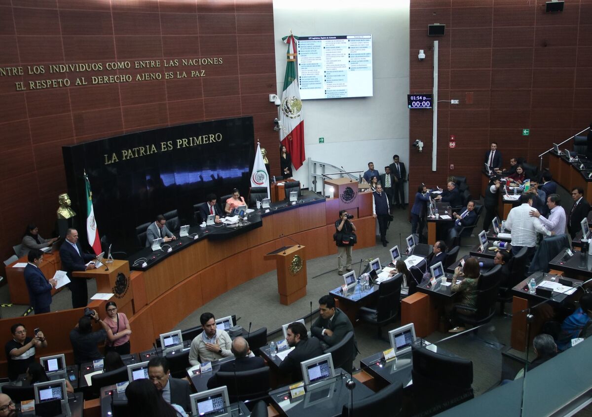 Sesión de la Comisión Permanente en el Senado. | Cuartoscuro