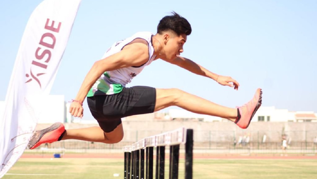 Ángel Iván López Machado, joven atleta lagunero. (cortesía)