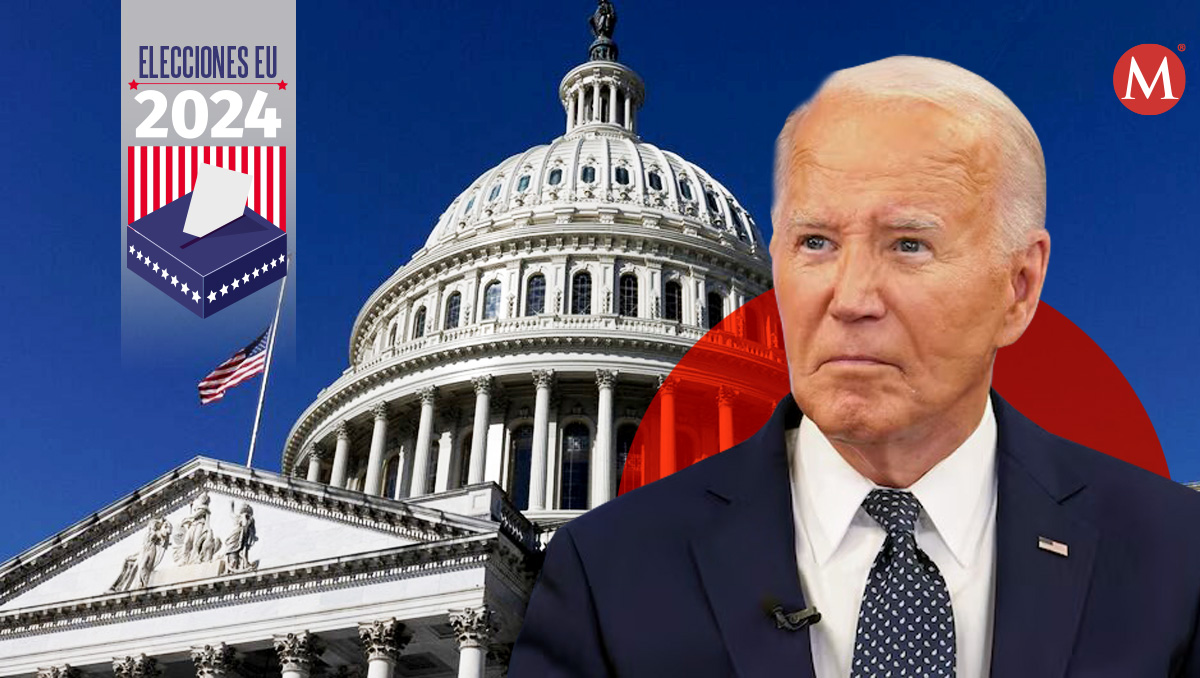 Biden aseguraba que no renunciaría a la carrera presidencial (Ilustración: Mauricio Ledesma)