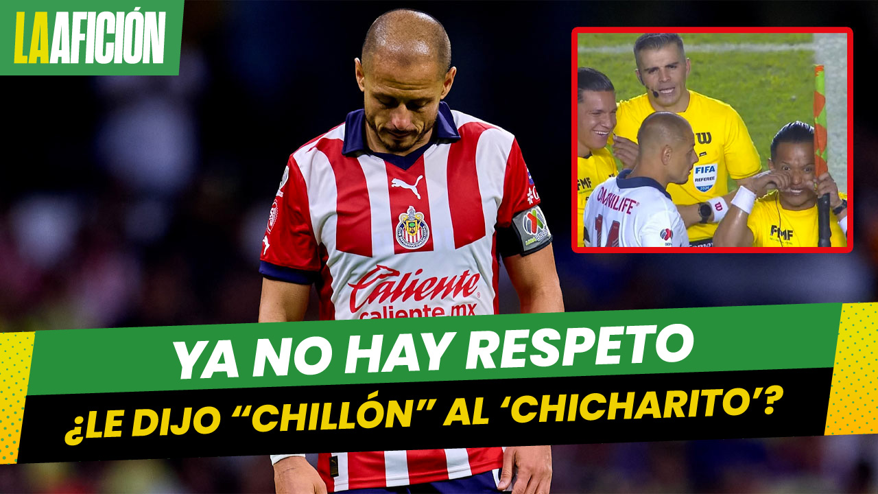 ¿Le dijeron chillón? Árbitro se burla de Chicharito en el Querétaro vs Chivas