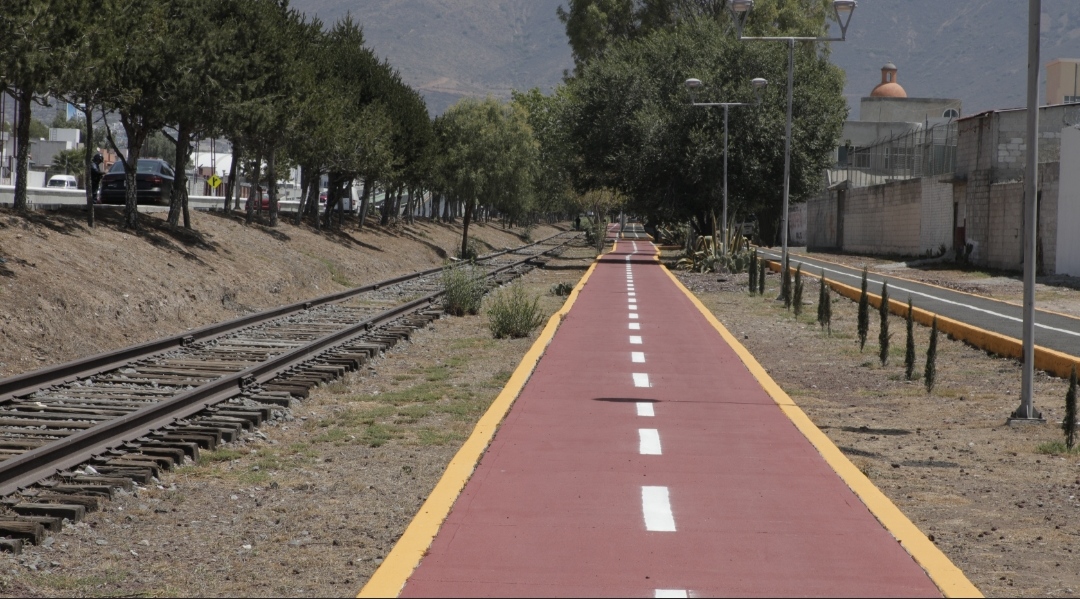 Ciclovía rehabilitada.