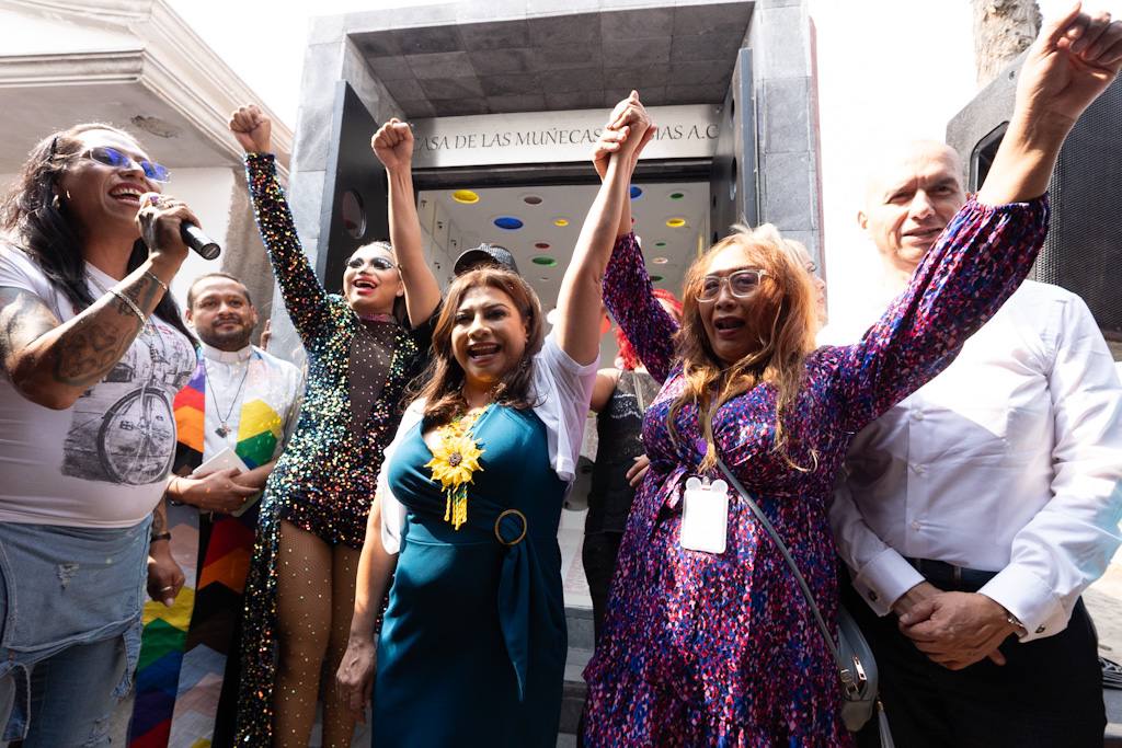Clara Brugada celebra aprobación de Ley Paola Buenrostro. (Foto: @ClaraBrugadaM)