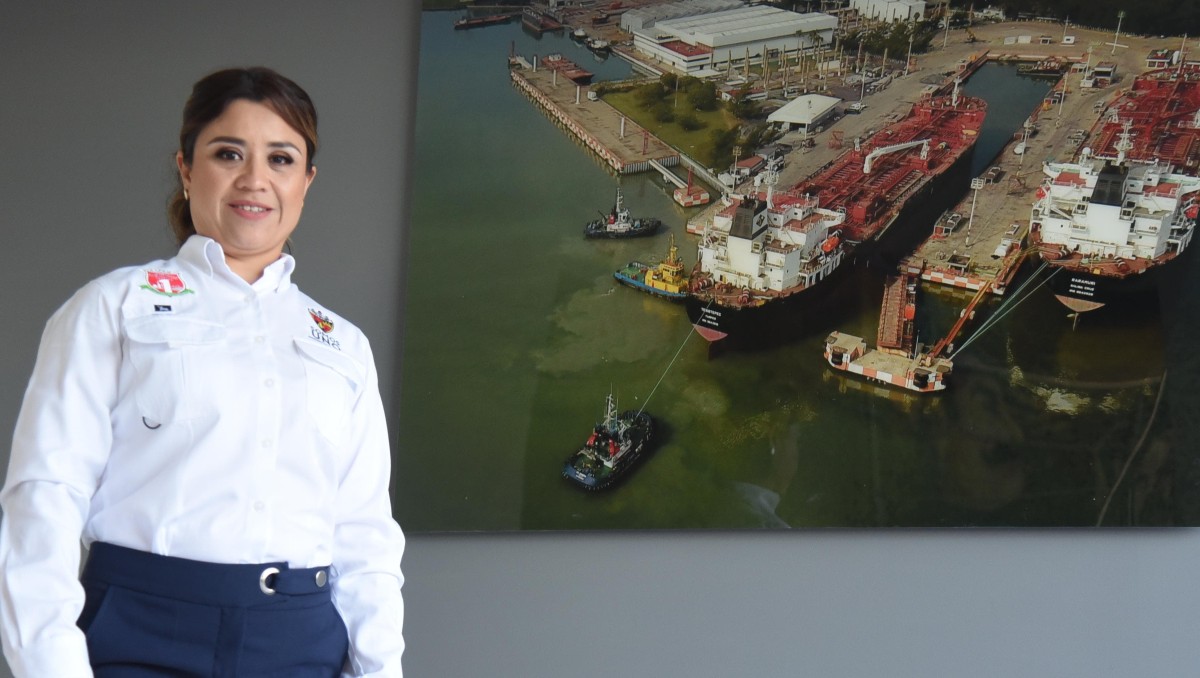Fabiola Rodríguez, dirigente del sindicato petrolero sección uno.